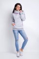 bluzy, damskie, modne, golfem, szare, polskie, sklep, online, besima