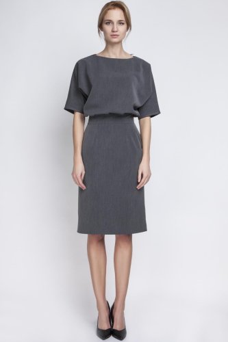 Elegancka Sukienka Grafit LSUK123  