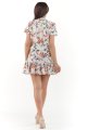 sukienka,  dzienna, letnia, ecru, kwiaty, sklep, besima, online, aw230