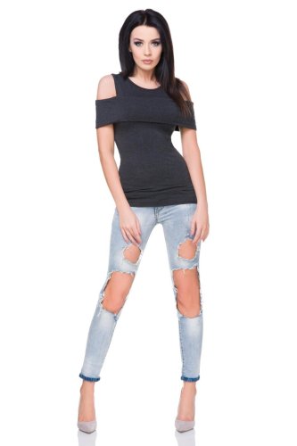 Modna Bluzeczka Grafitowa TE164 