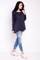 bluzy, damskie, besima, golfem, granatowe, sklep, online