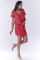 modne, sukienki, letnie, koralowe, dzienne, sklep, online