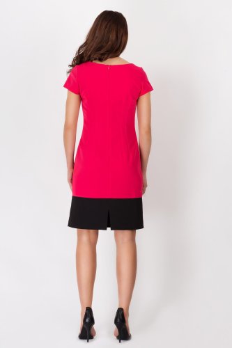 Sukienka Klasyczna Róż A86