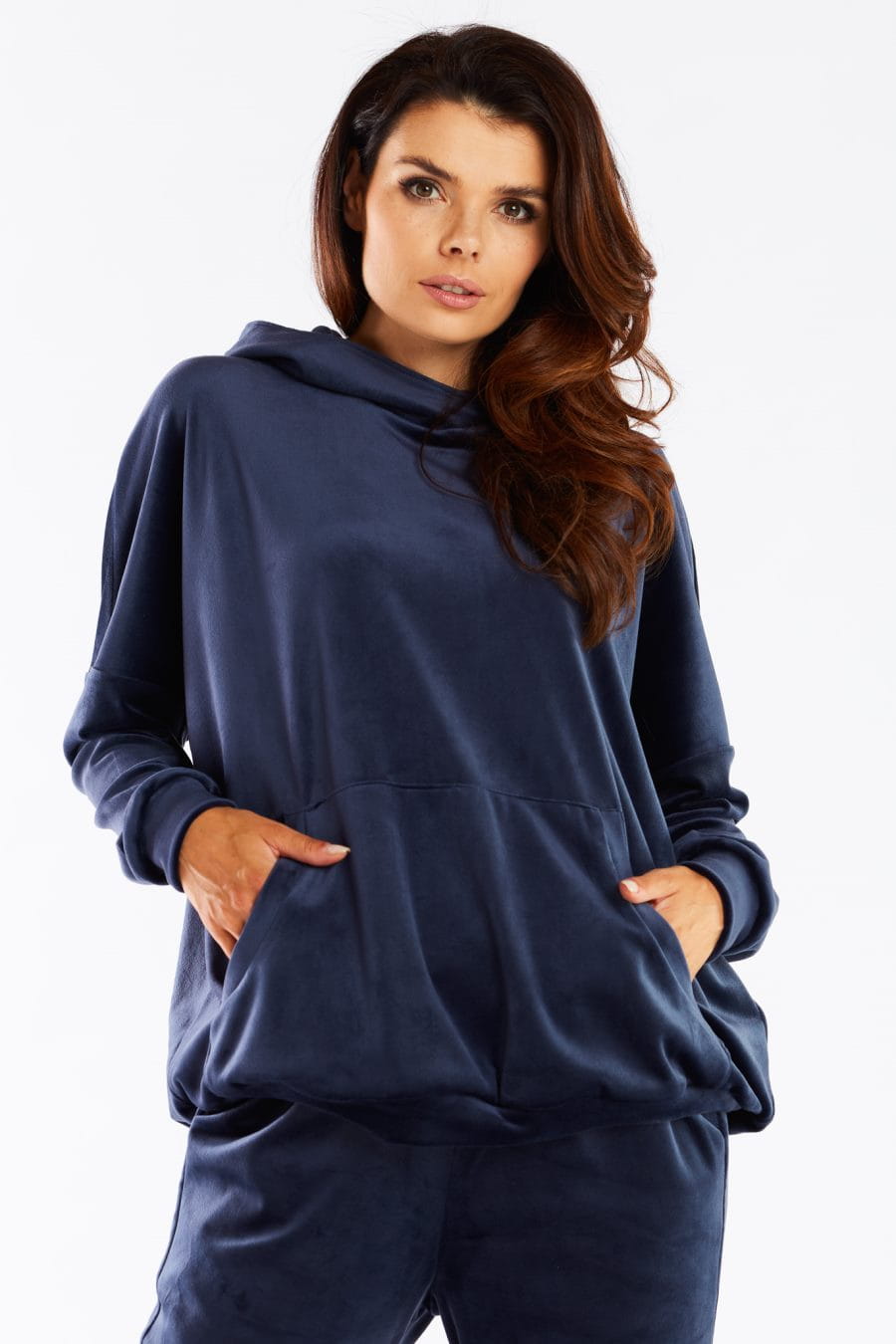 A458-bluza weluru-granat-kapturem-kieszeniami.jpg