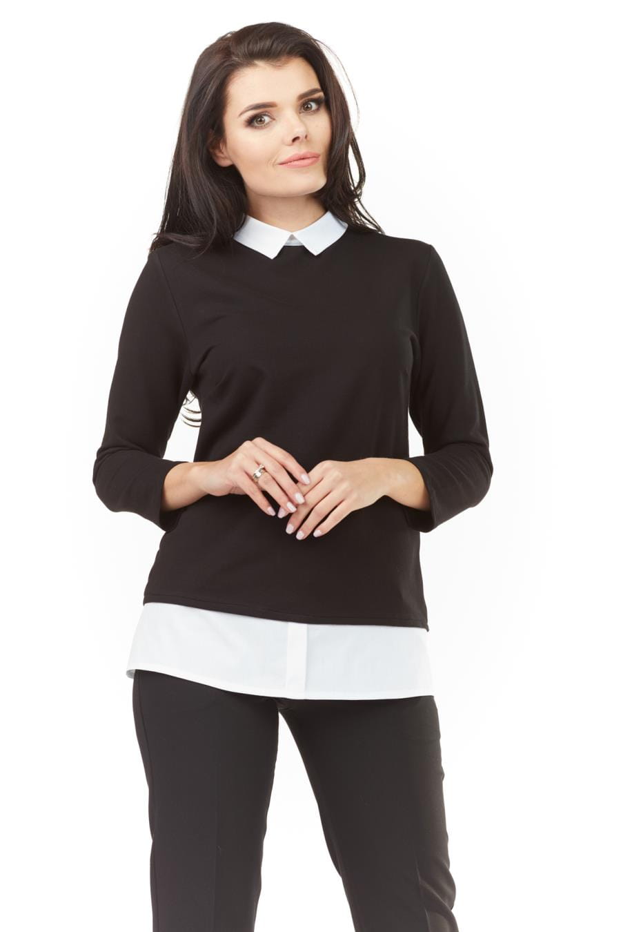 bluzka, A208, czarna, awama, sklep, online, biura