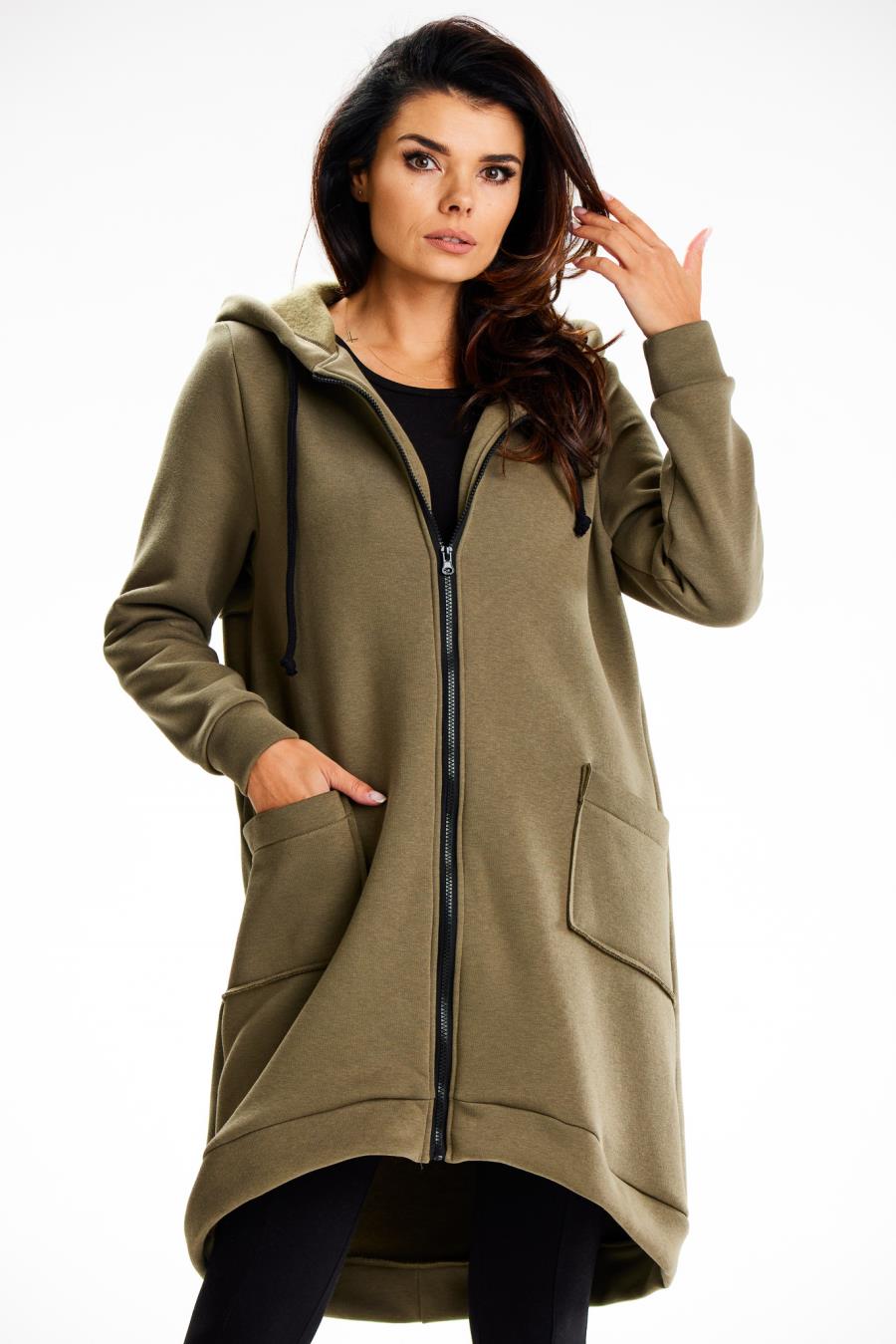 M334-khaki-bluza-długa-polska-bawełna-dresowa-kapturem.jpg