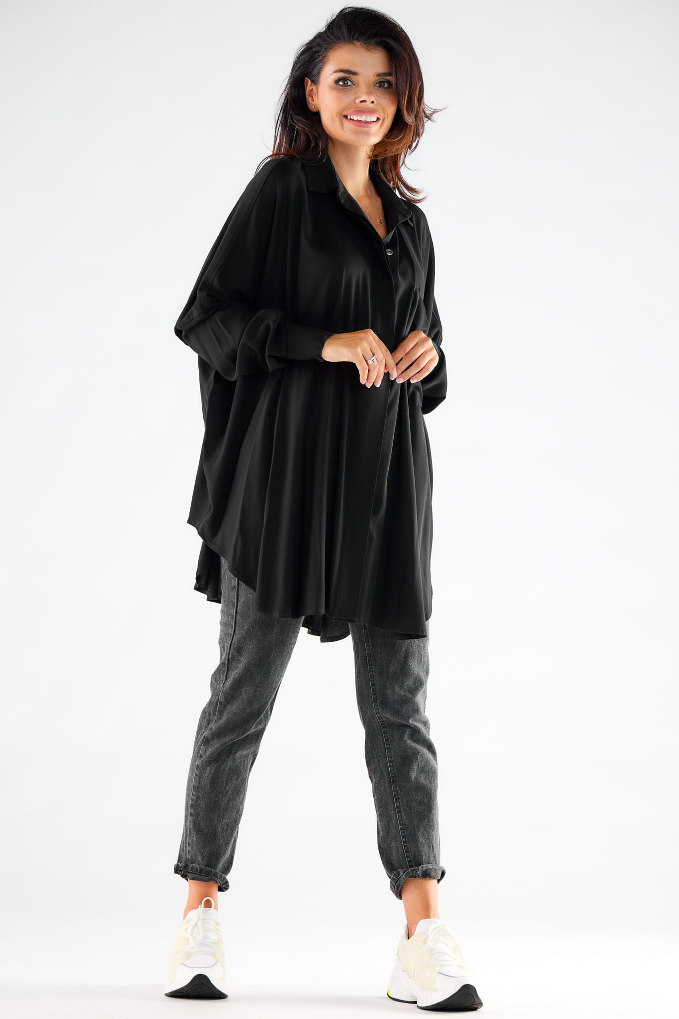 Koszula A528 black-4 8807  | 12144-Black-ONE-SIZE