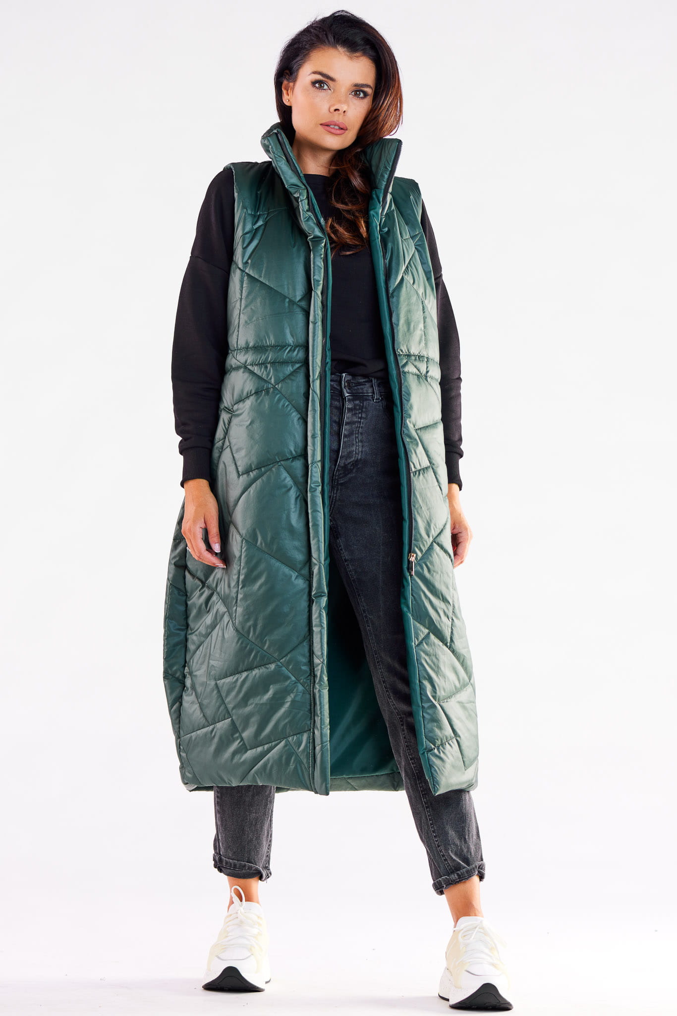 Kamizelka A544 green-3 8830  | 12160-Green-LXL