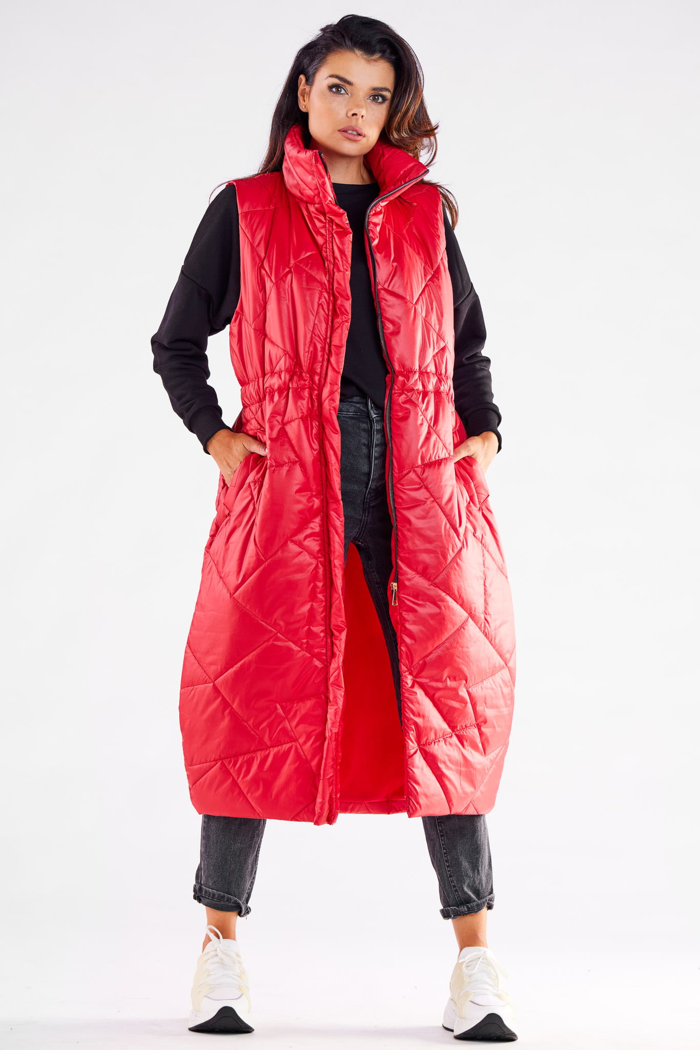 Kamizelka A544 red-1 8831  | 12160-Red-LXL