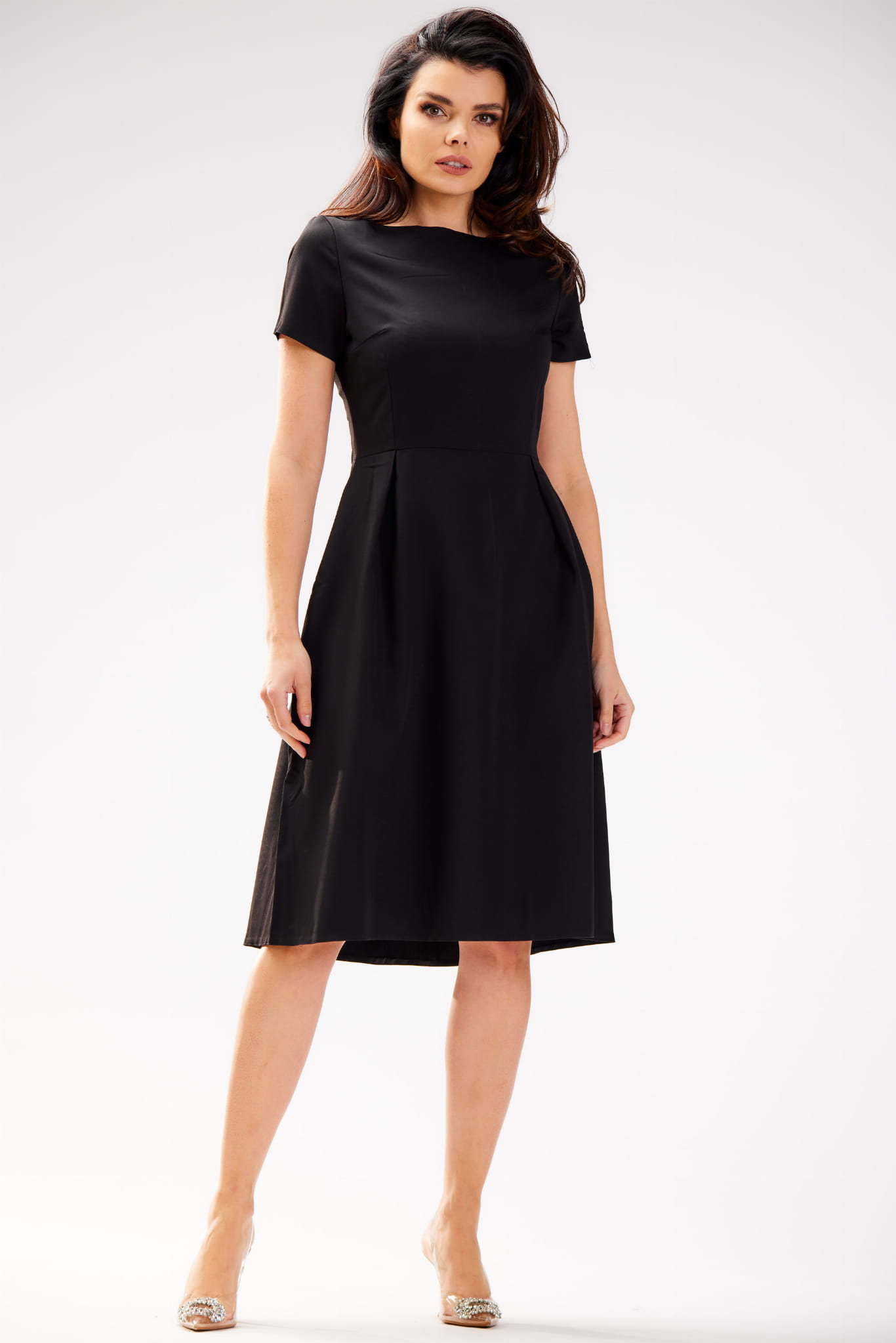 Sukienka A592 black-1 8890  | 13621-Black-L