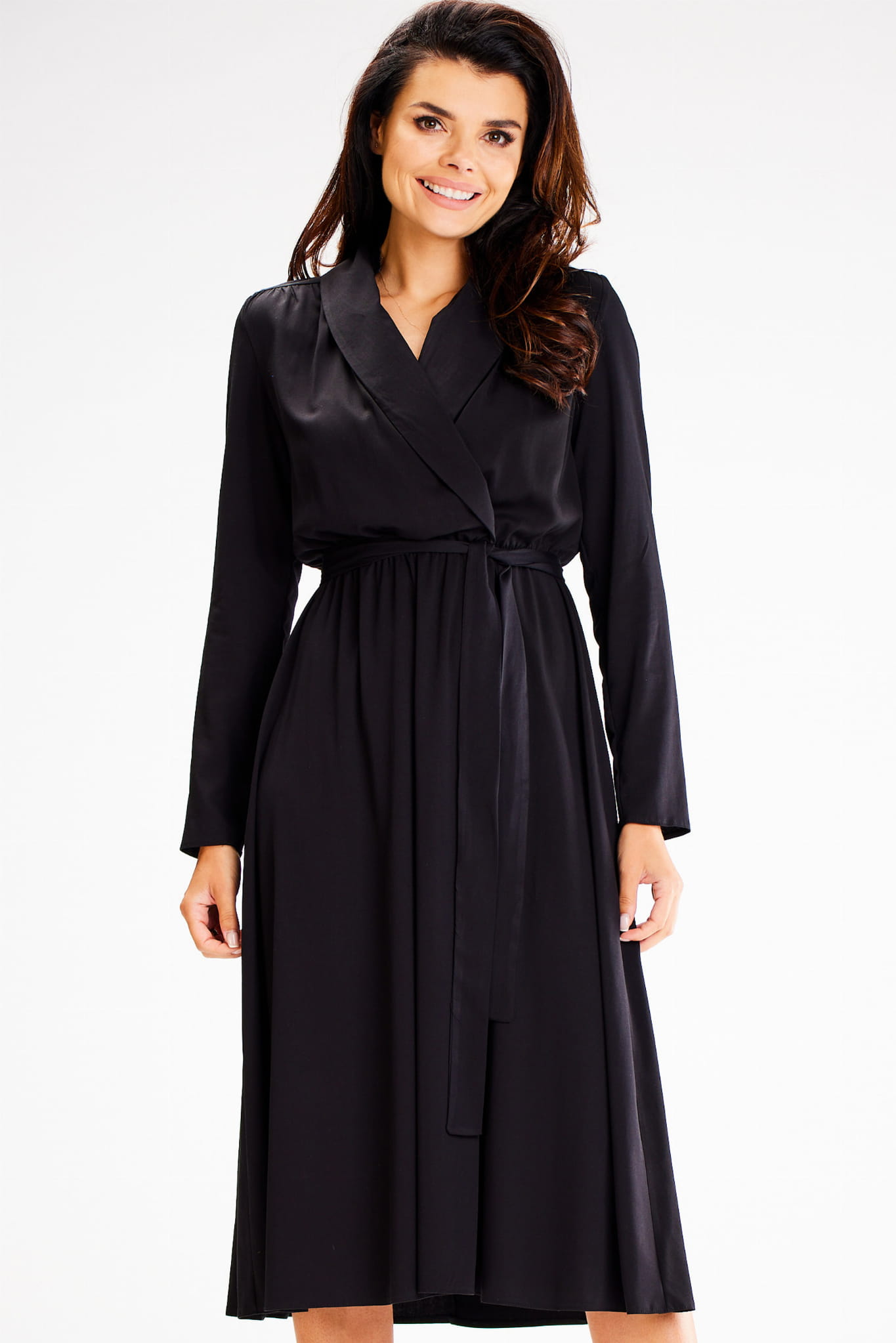 Sukienka A604 black-1 8942  | 14045-Black-L