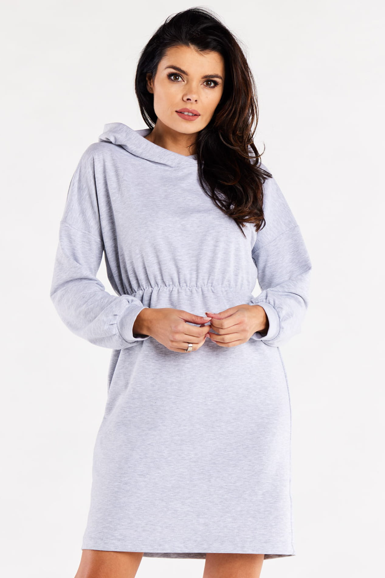 Sukienka M315 gray-1 8951  | 14280-Gray-L