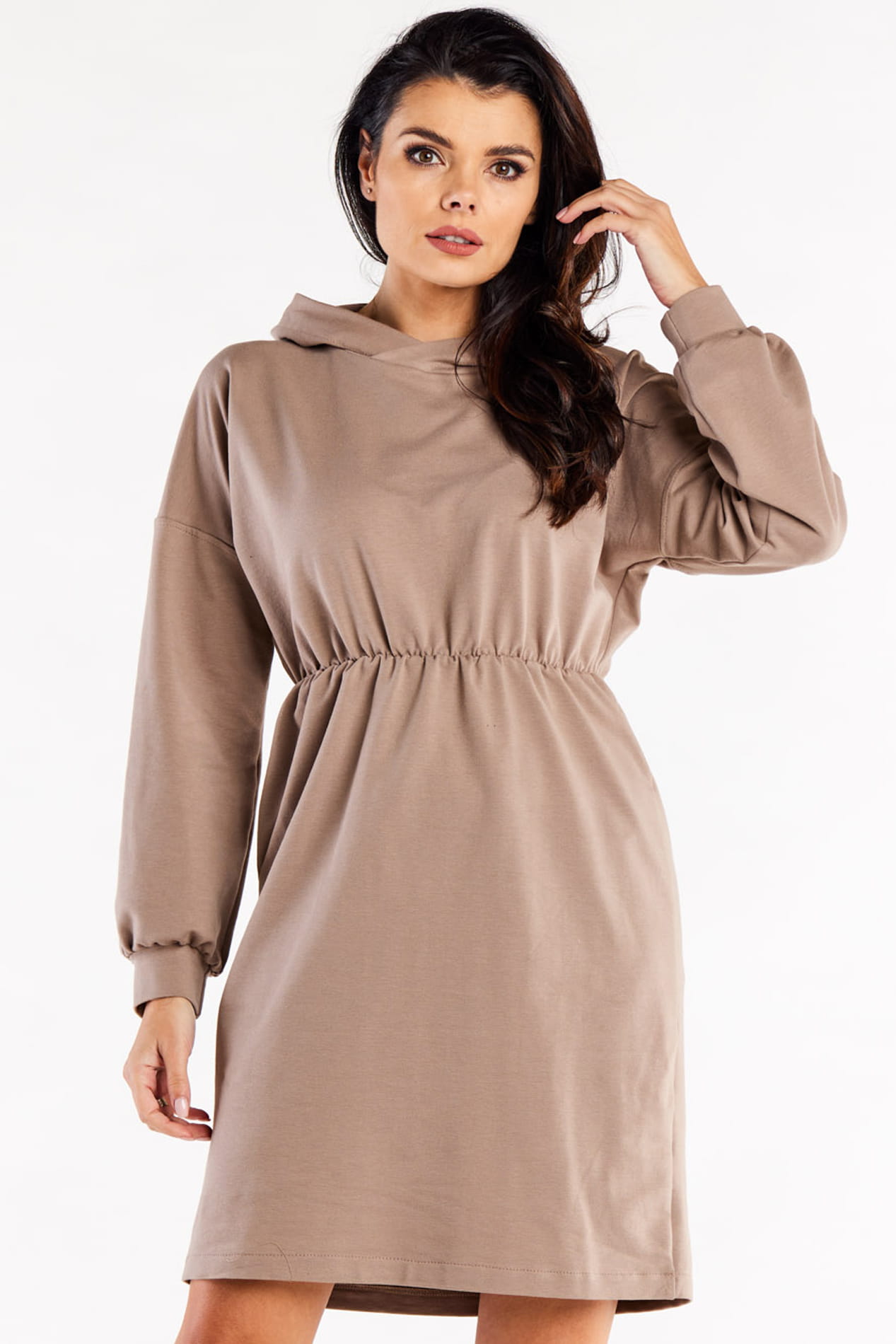 Sukienka M315 latte-1 8952  | 14280-Latte-L