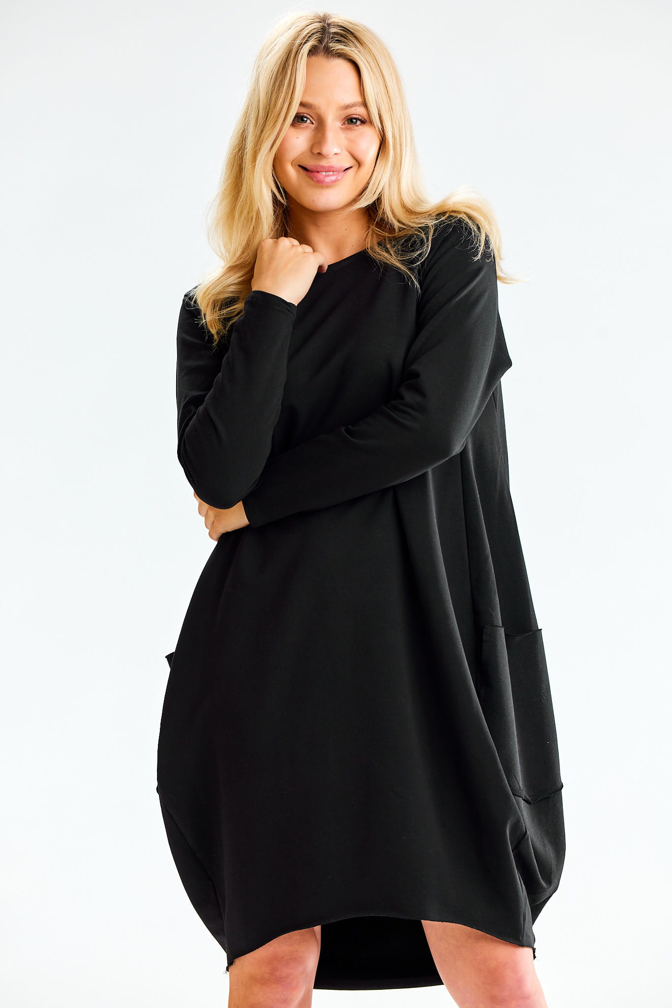 Sukienka M329 black-1 8974  | 14293-Black-LXL