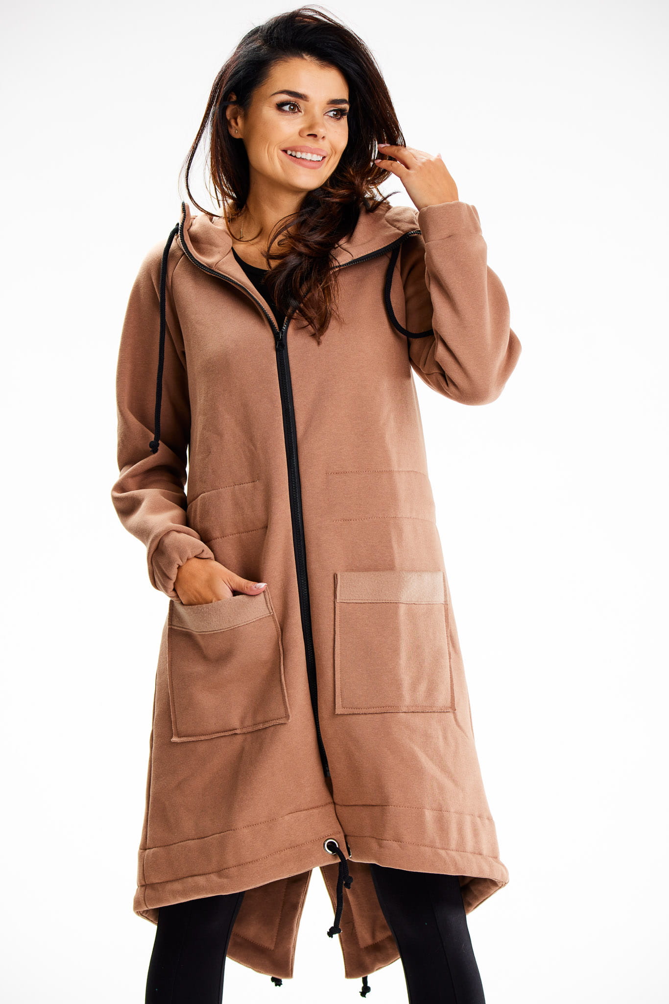 Bluza M333 beige-1 8983  | 14792-Beige-LXL