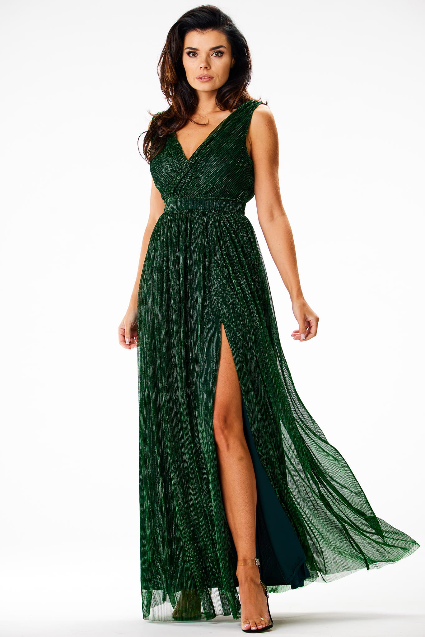 Sukienka A625 green-1 8999  | 14816-Green-L