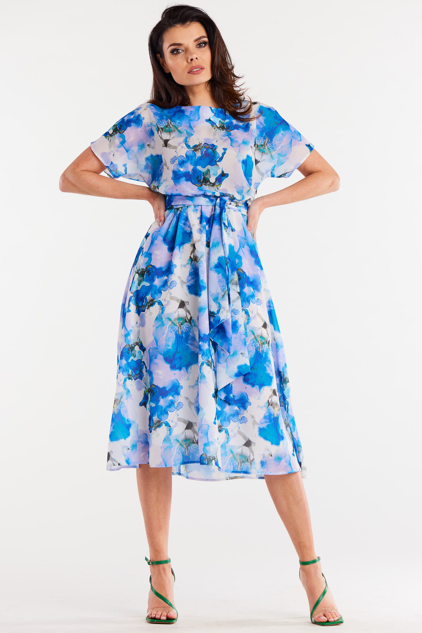 Sukienka A510 blue-1 9067  | 15247-Blue-L