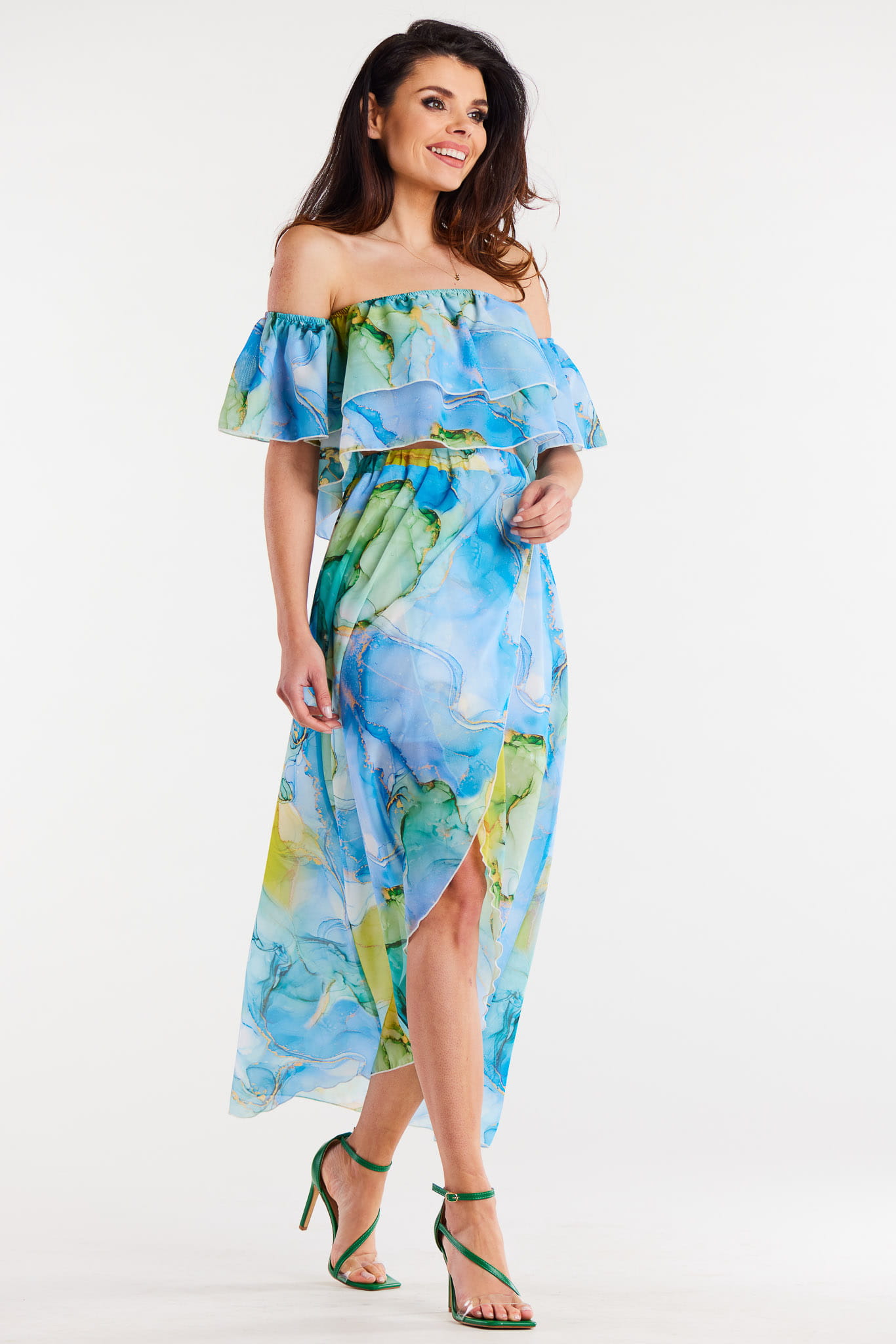Spódnica A512 sea waves-1 9074  | 15249-Sea Waves-LXL