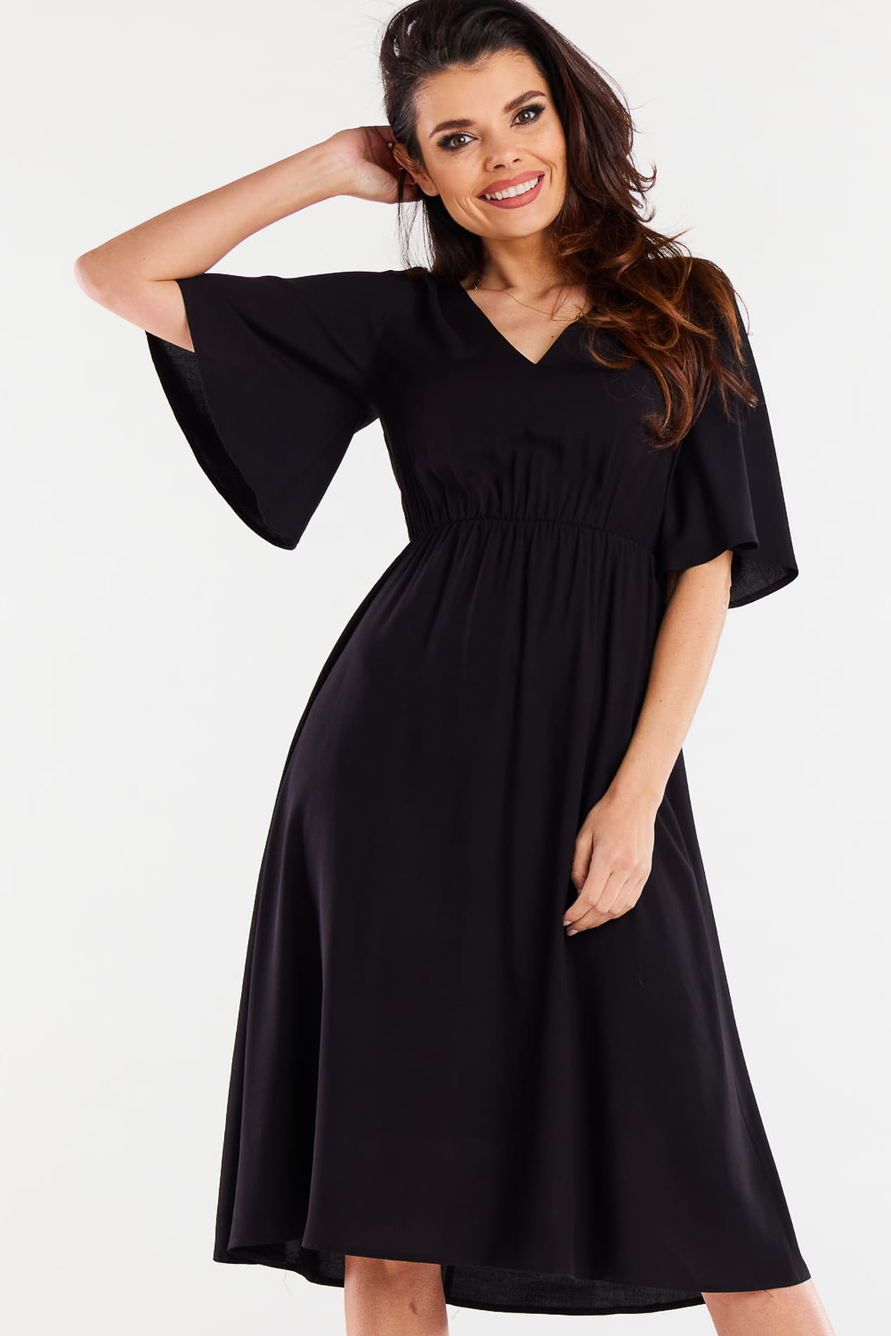 Sukienka A518 black-1 9089  | 15255-Black-L
