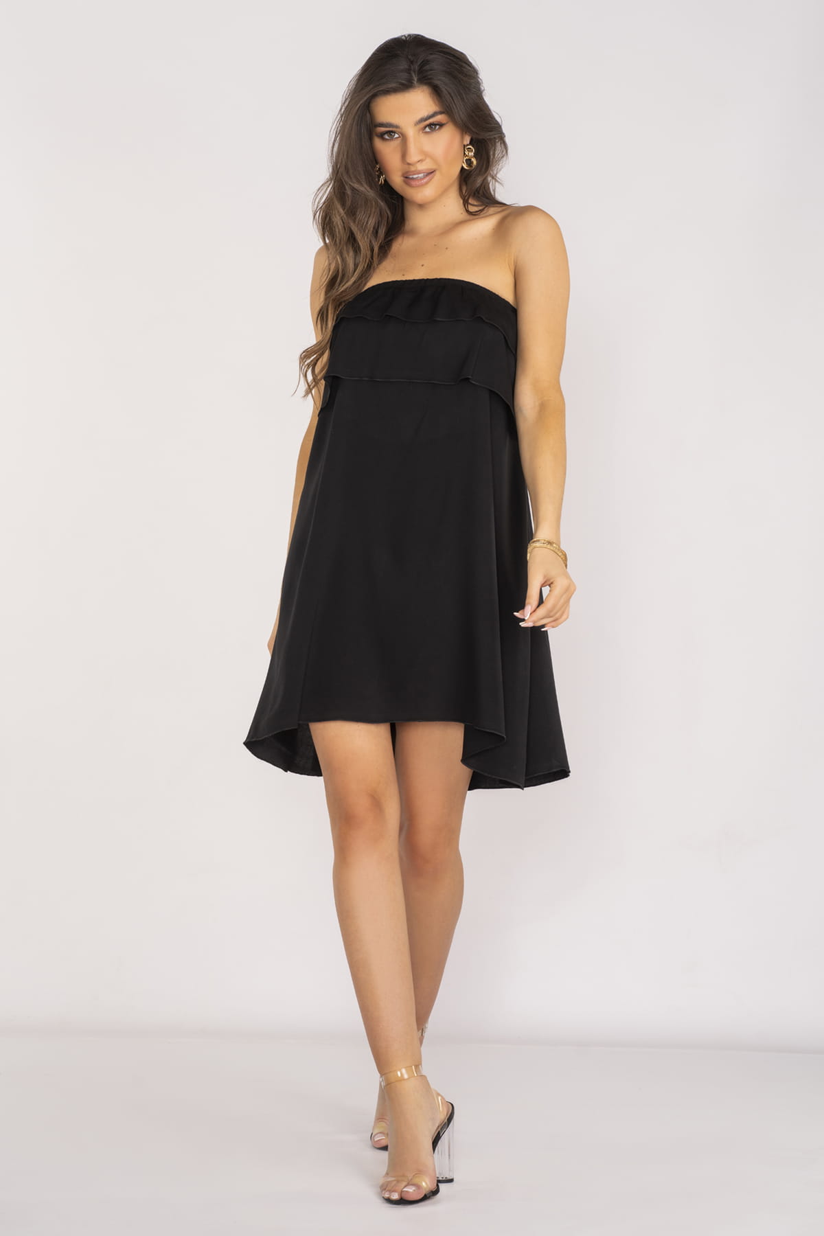 Sukienka A658 black-1 9093  | 15477-Black-LXL