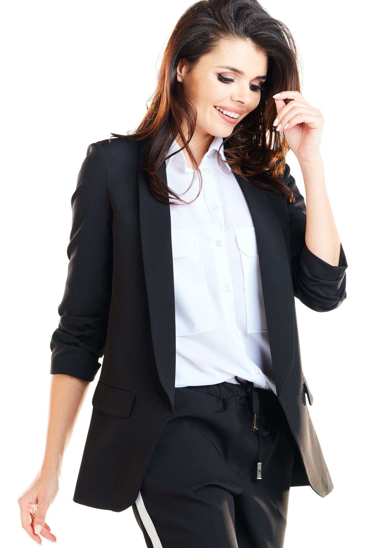 Żakiet A267 black-1 9170  | 223-Black-S