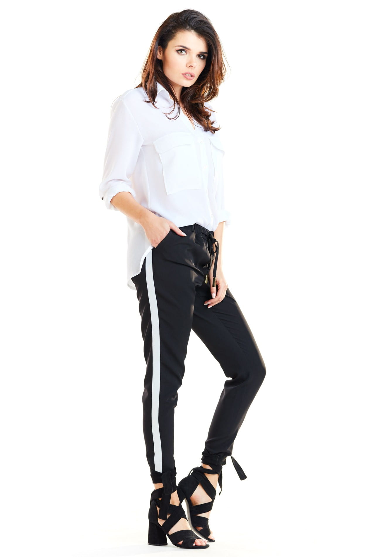 Spodnie A270 black-1 9180  | 226-Black-S