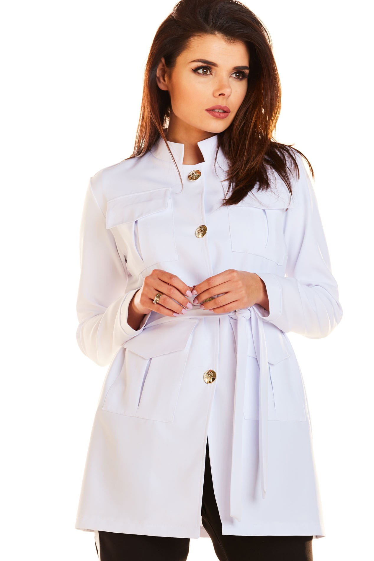Żakiet A271 white-1 9184  | 227-White-S
