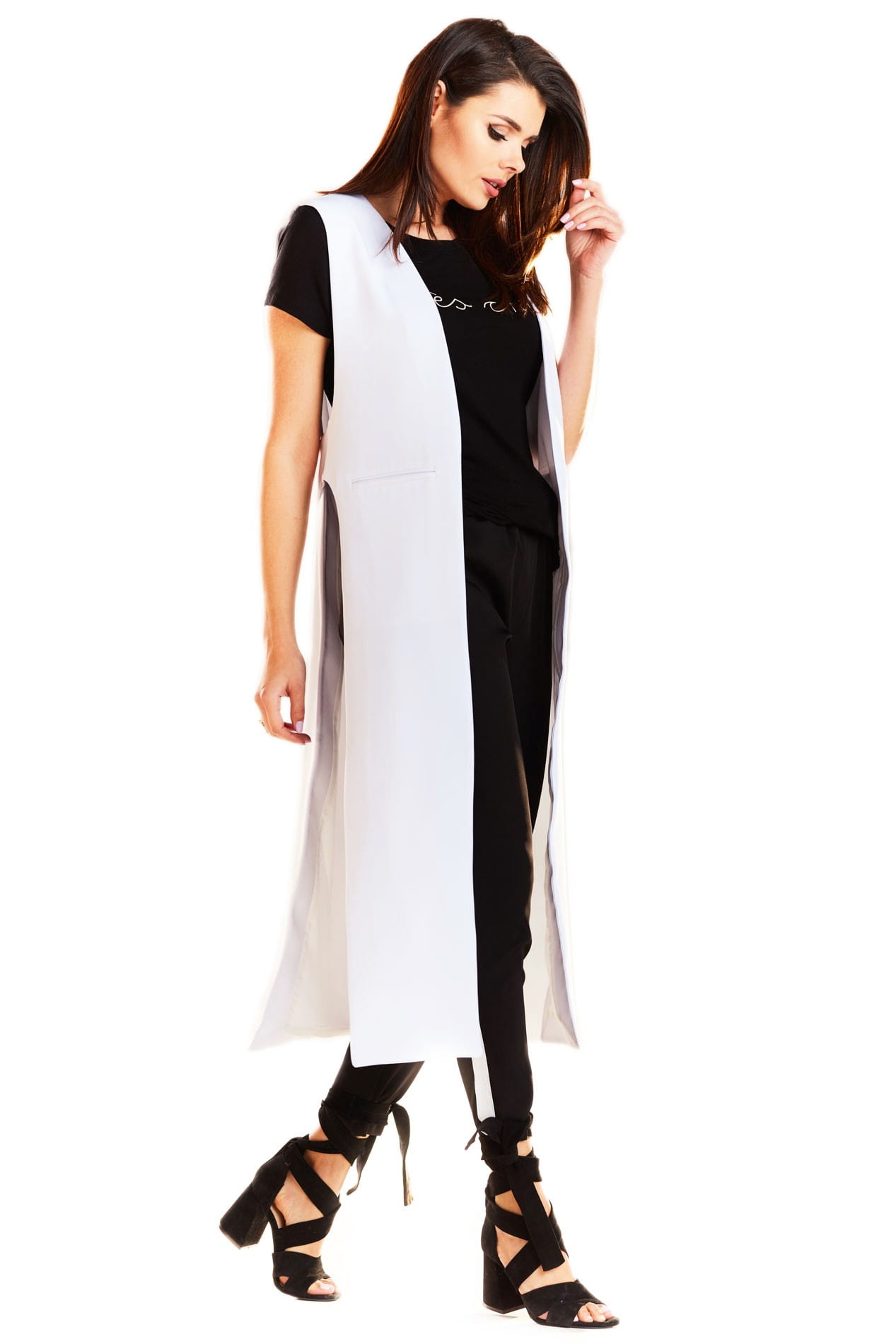 Kamizelka A280 white-1 9196  | 236-White-SM