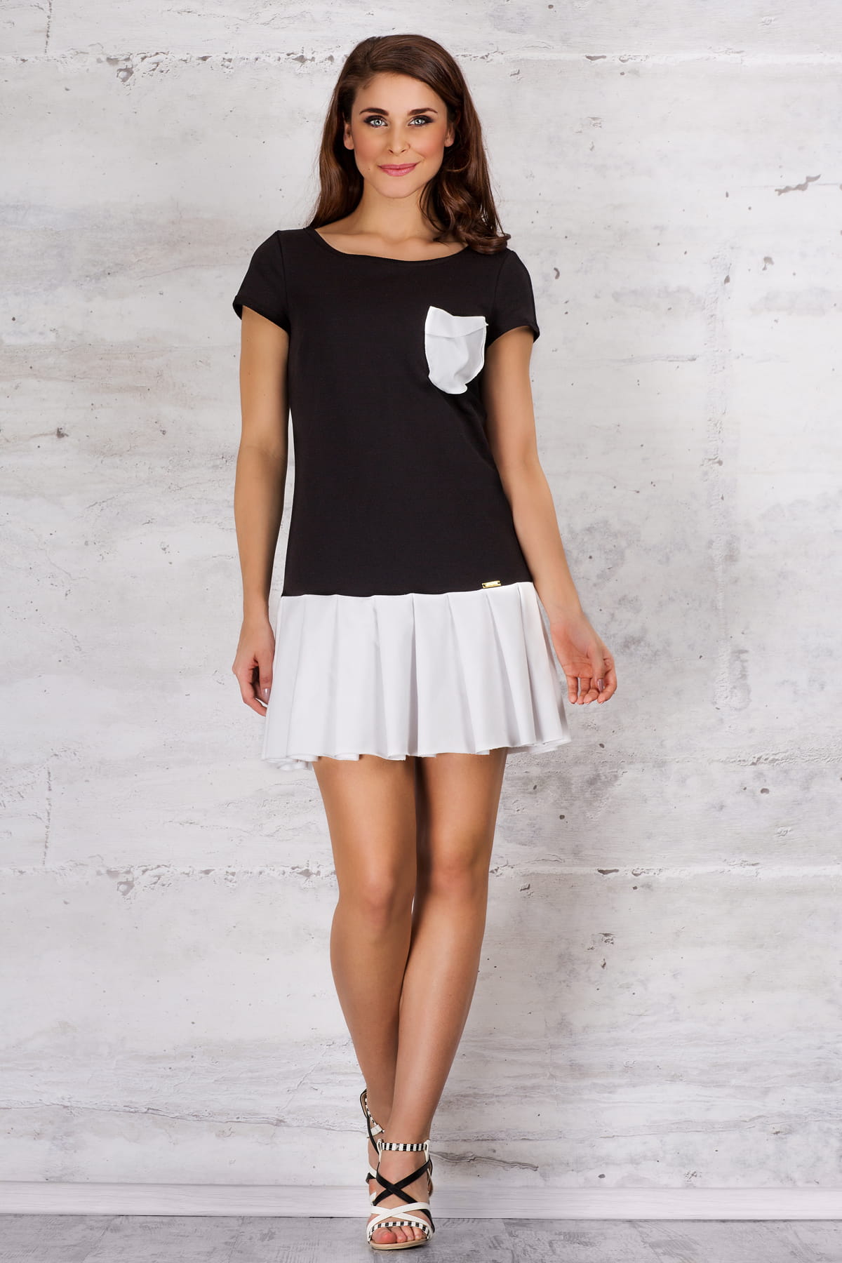 Sukienka M060 black-1 9278  | 362-Black-L