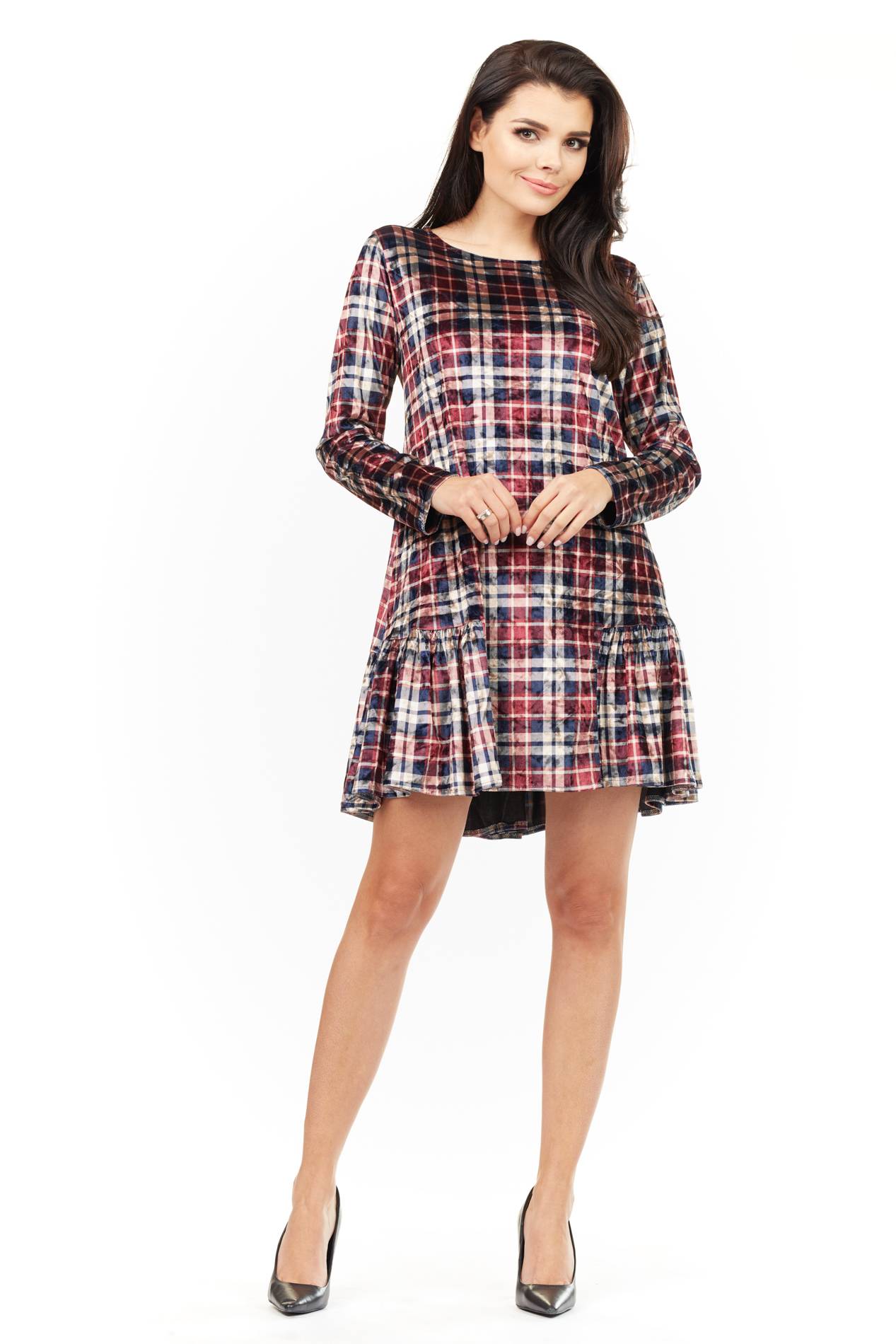 Sukienka M149 grid-1 9359  | 438-Grid-SM