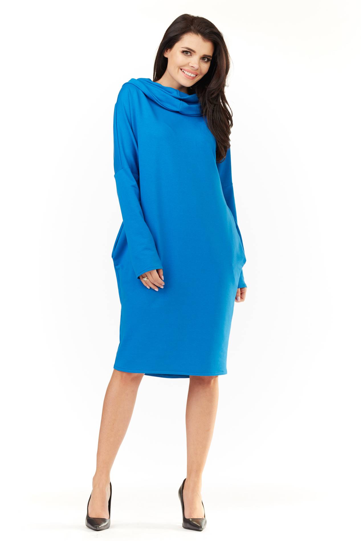 Sukienka M152 blue-1 9362  | 441-Blue-SM