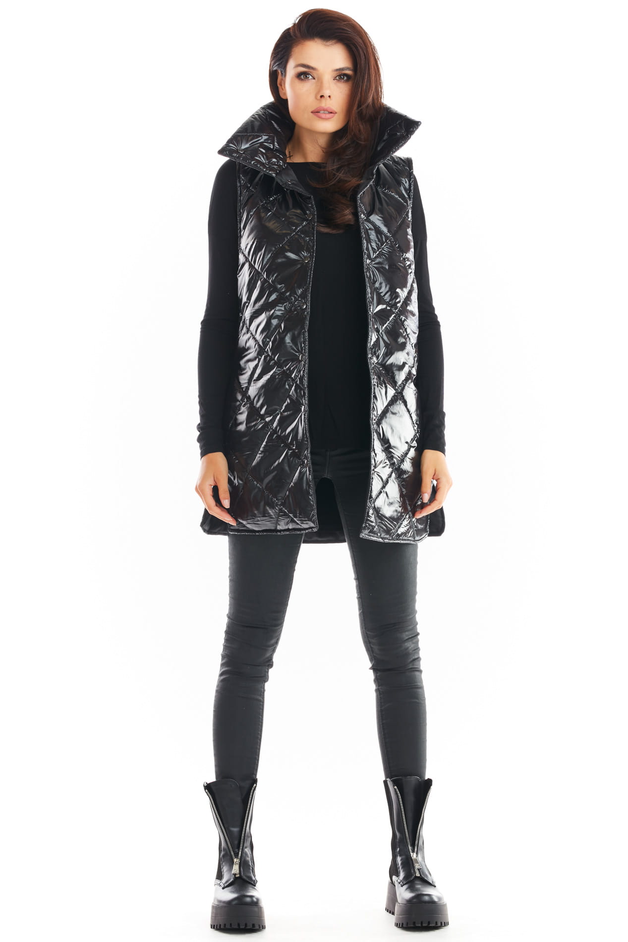 Kamizelka A383 black-2 9529  | 639-Black-SM