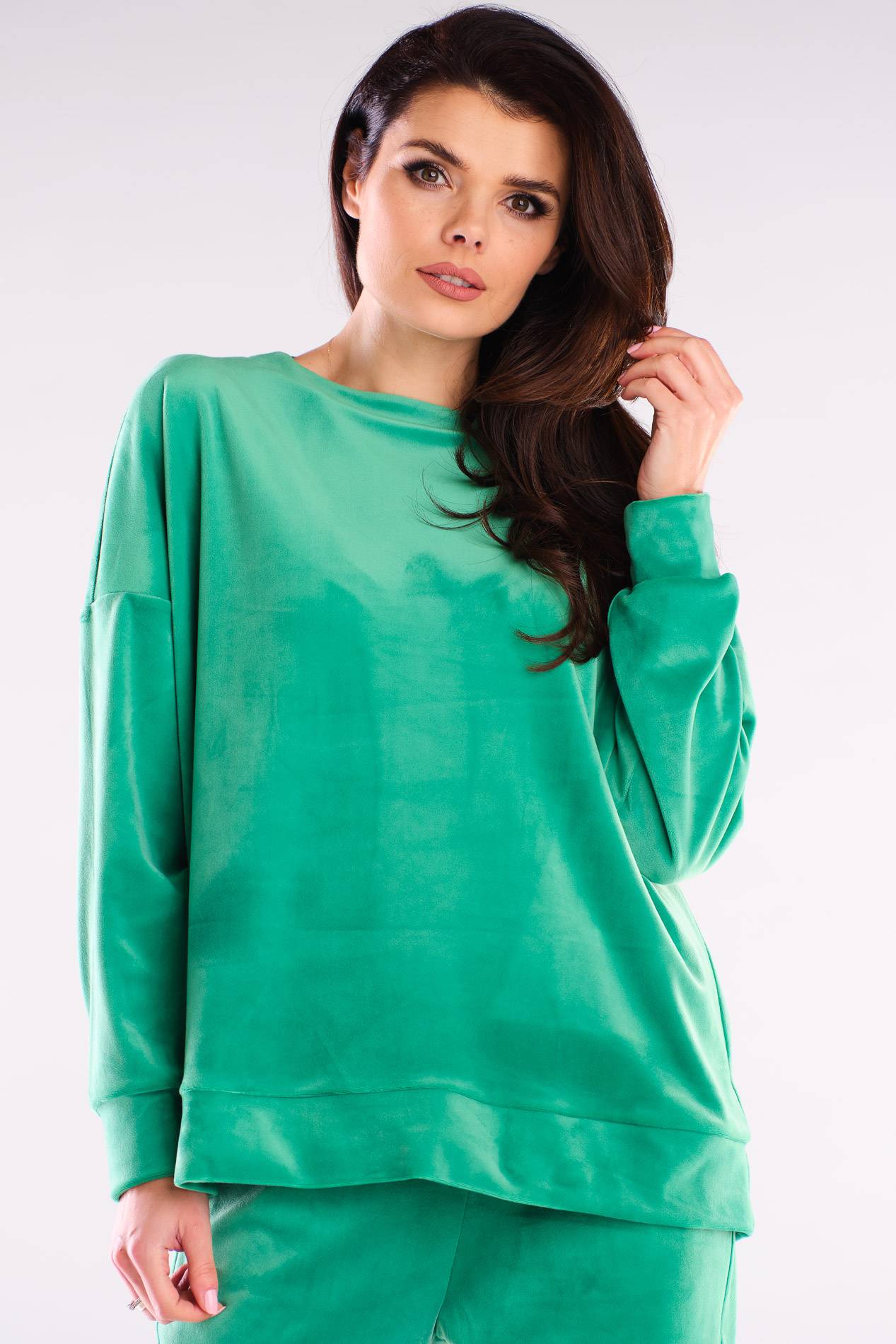 Bluza A410 green-1 9584  | 774-Green-ONE-SIZE