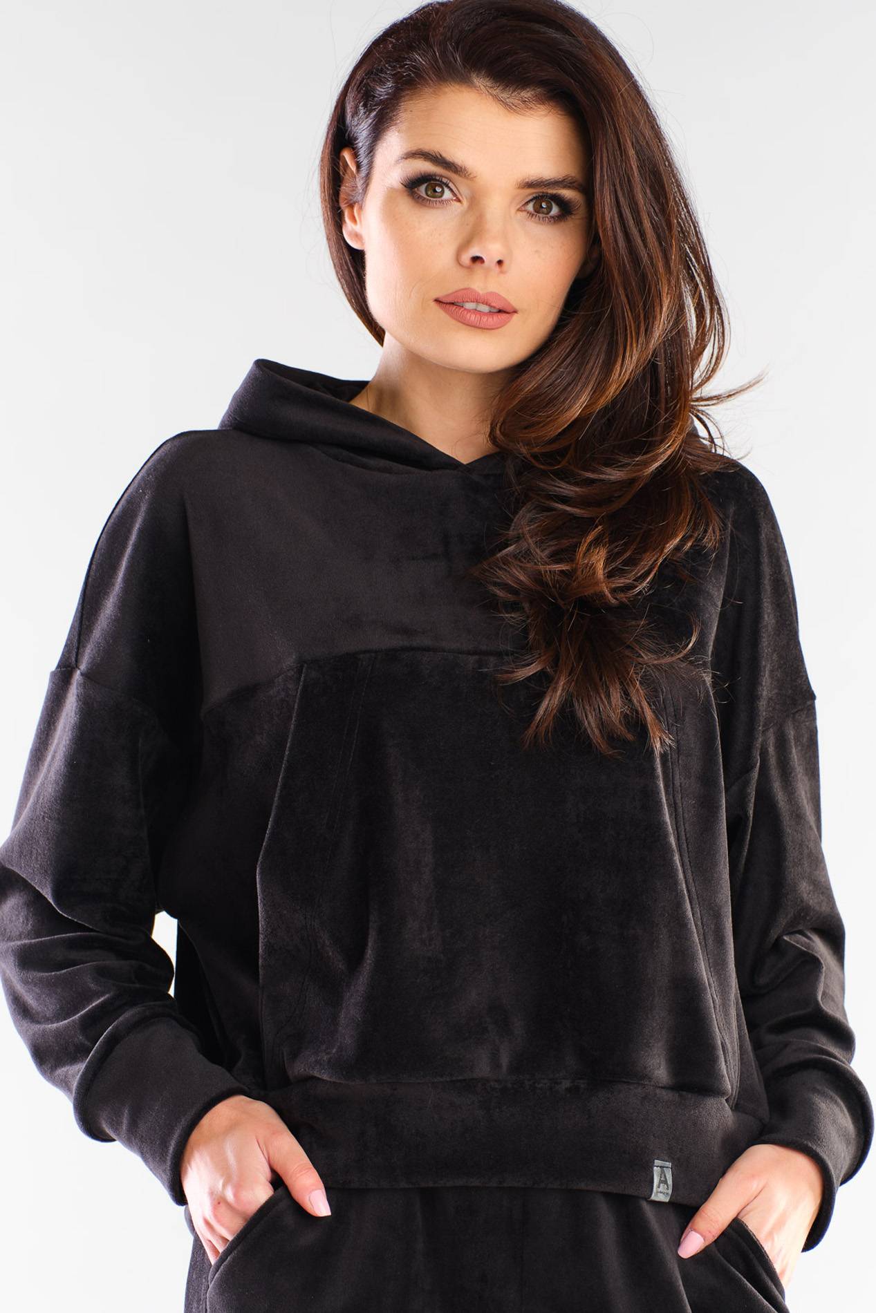 Bluza A412 black-1 9593  | 776-Black-SM