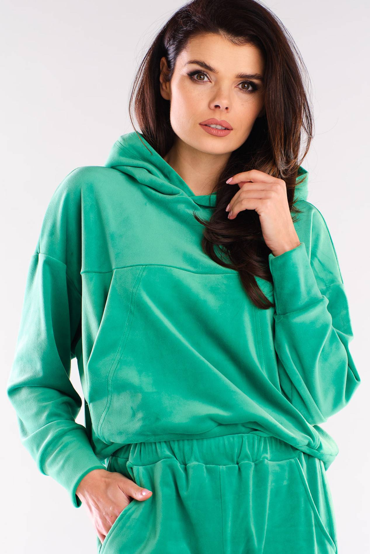 Bluza A412 green-2 9594  | 776-Green-SM