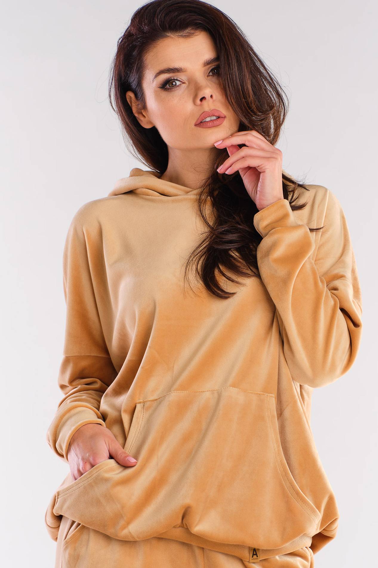 Bluza A420 beige-1 9615  | 785-Beige-ONE-SIZE