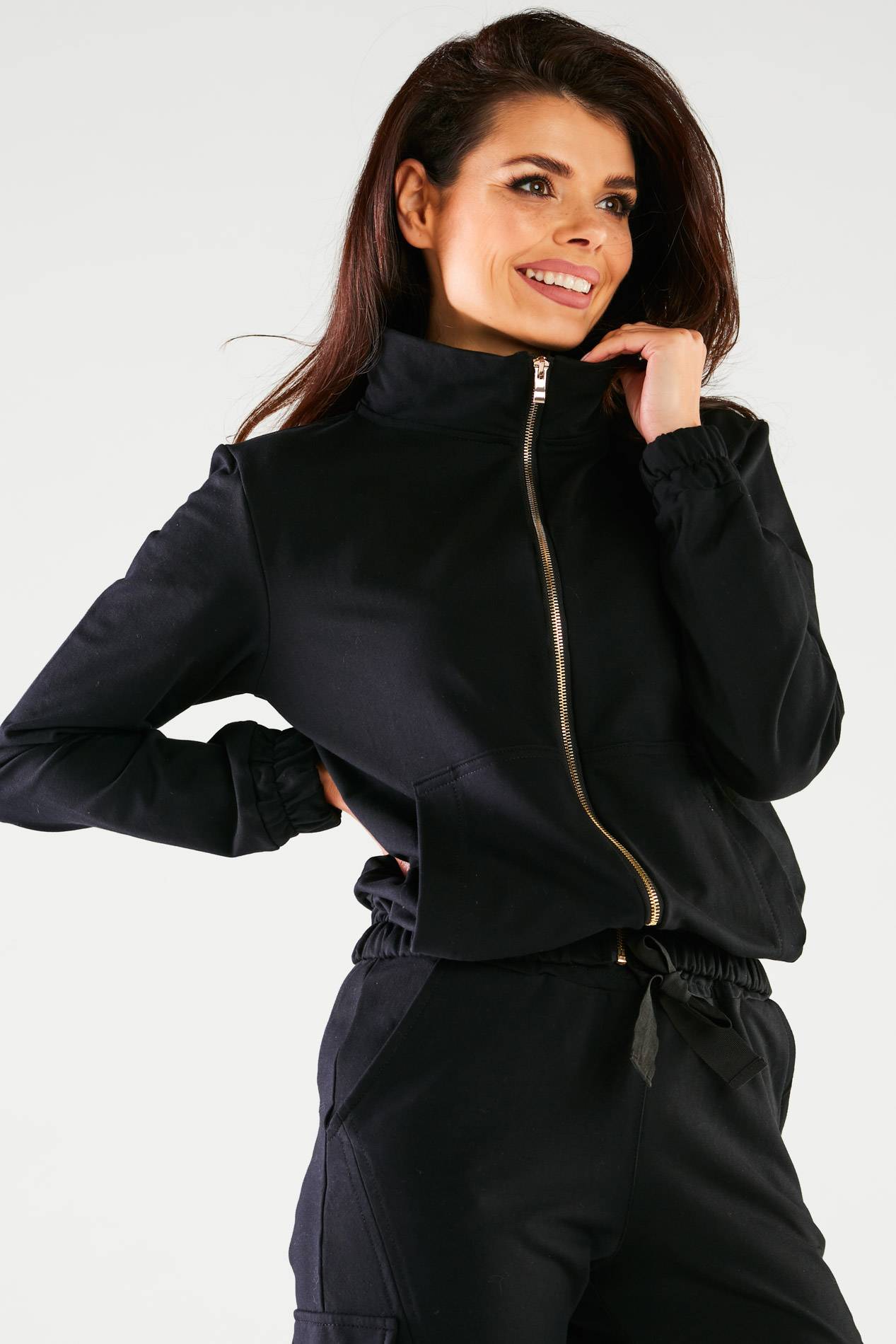 Bluza M246 black-1 9666  | 830-Black-SM