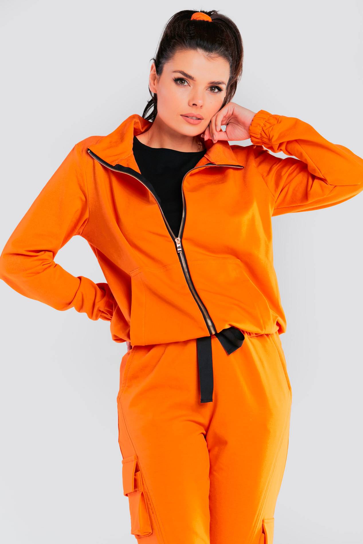 Bluza M246 orange-1 9670  | 830-Orange-SM