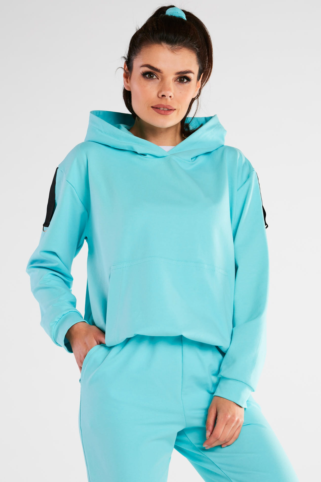 Bluza M248 blue-1 9683  | 833-Blue-SM