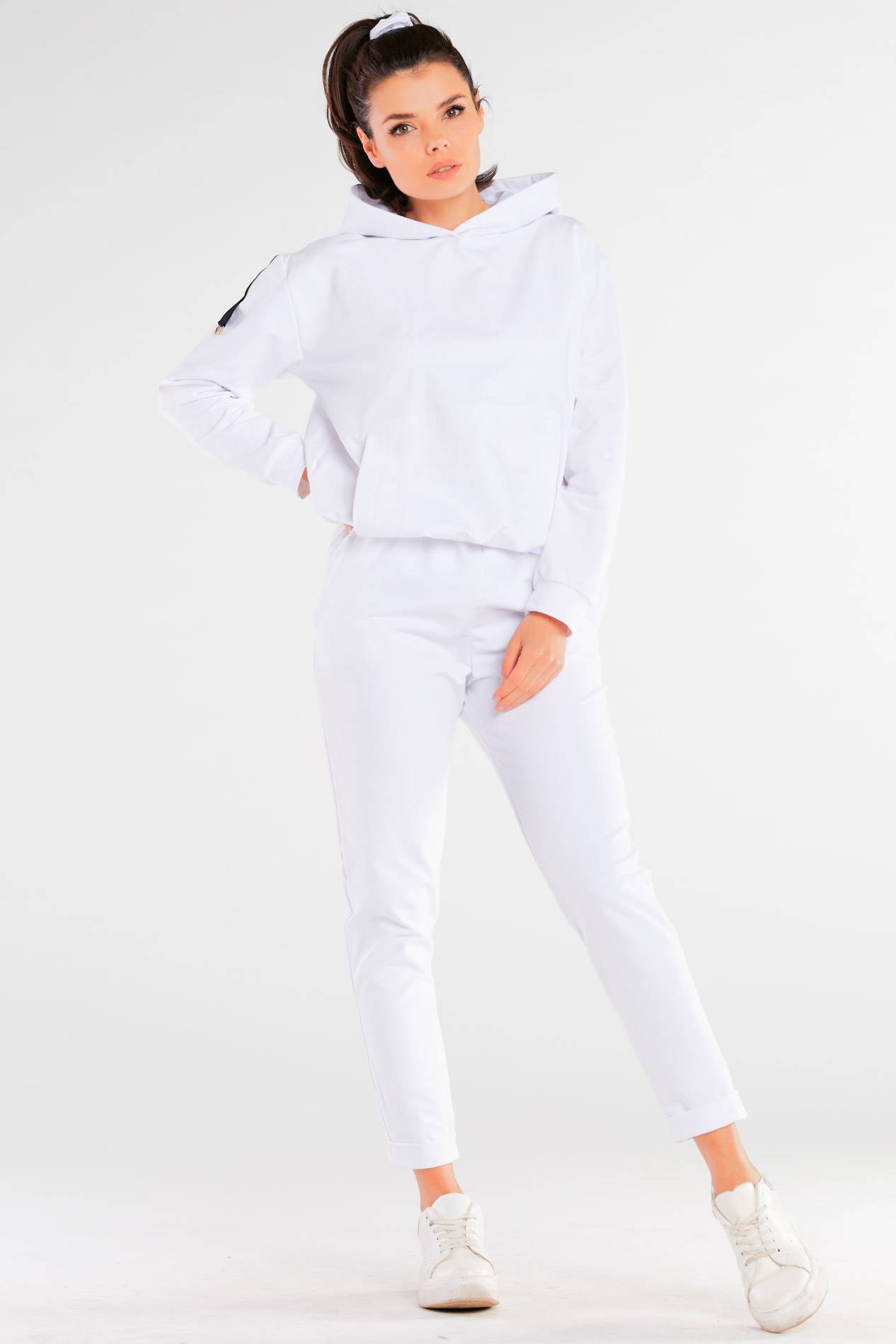 Spodnie M250 white-2 9698  | 835-White-SM
