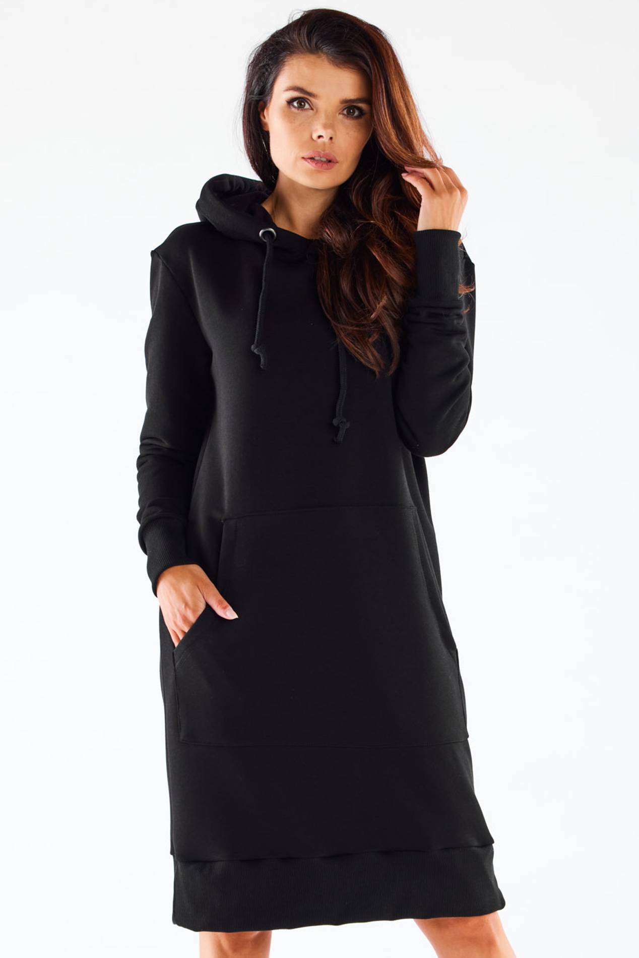 Sukienka M273 black-1 9728  | 877-Black-SM