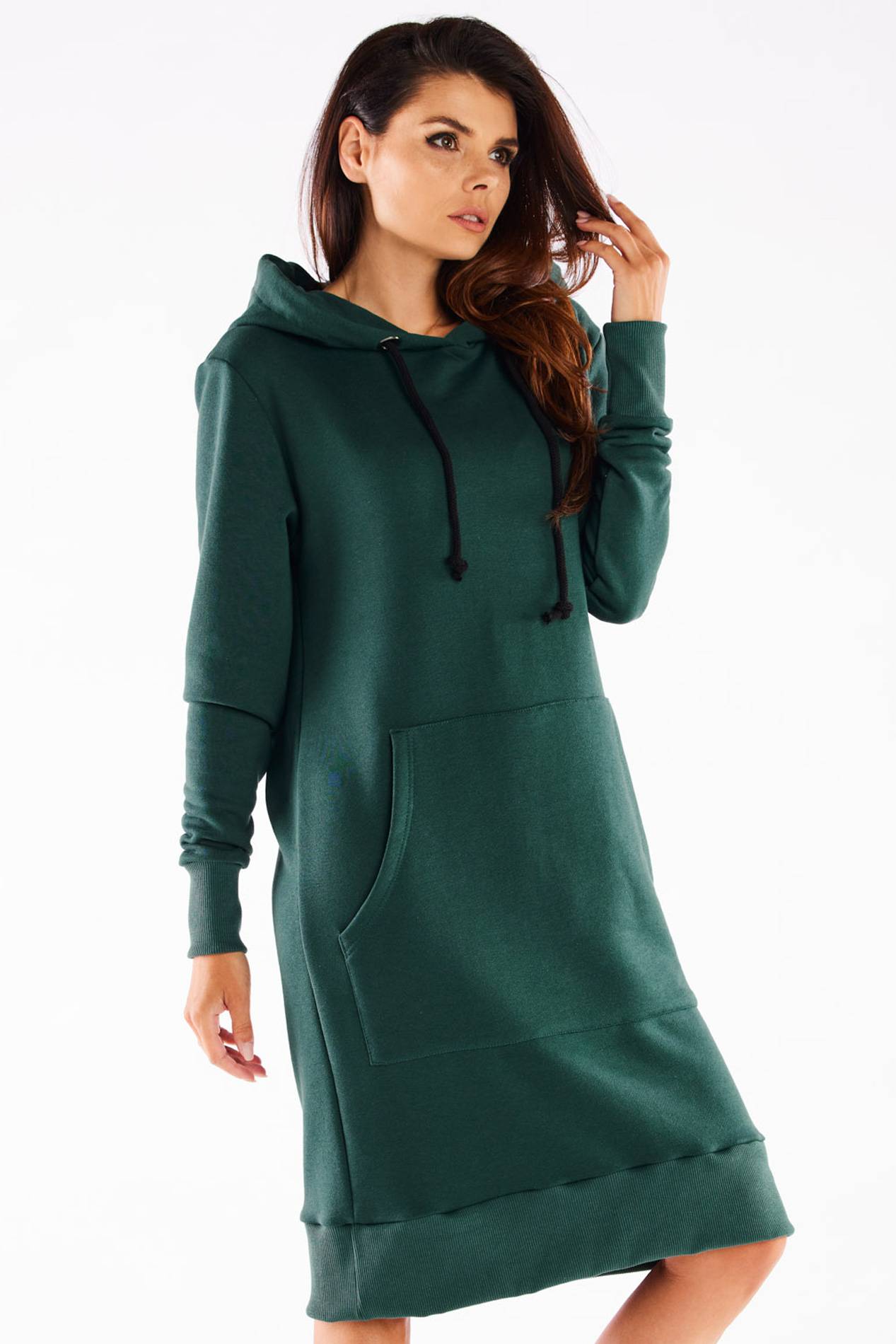 Sukienka M273 green-1 9729  | 877-Green-SM