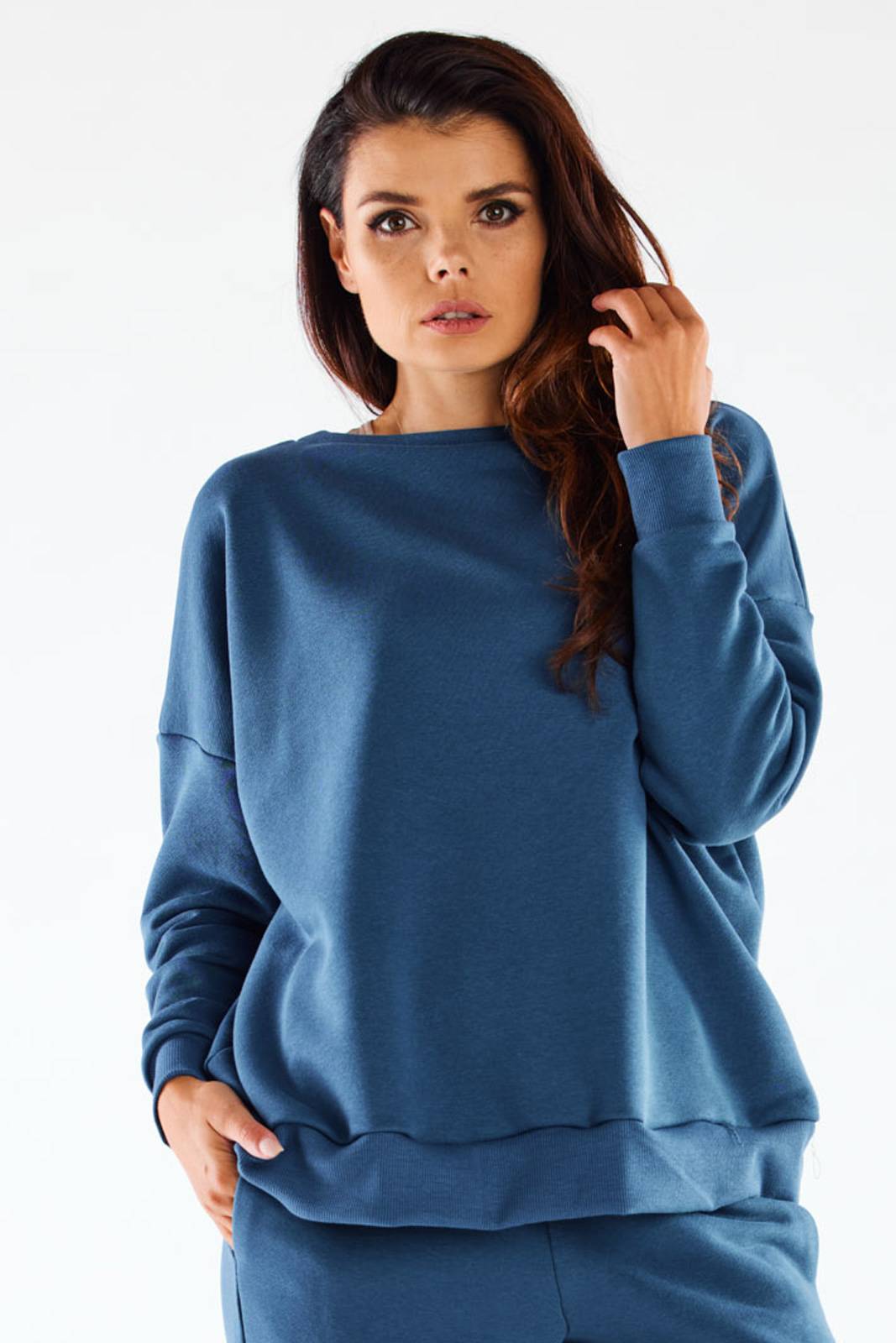 Bluza M276 blue-1 9740  | 882-Blue-ONE-SIZE
