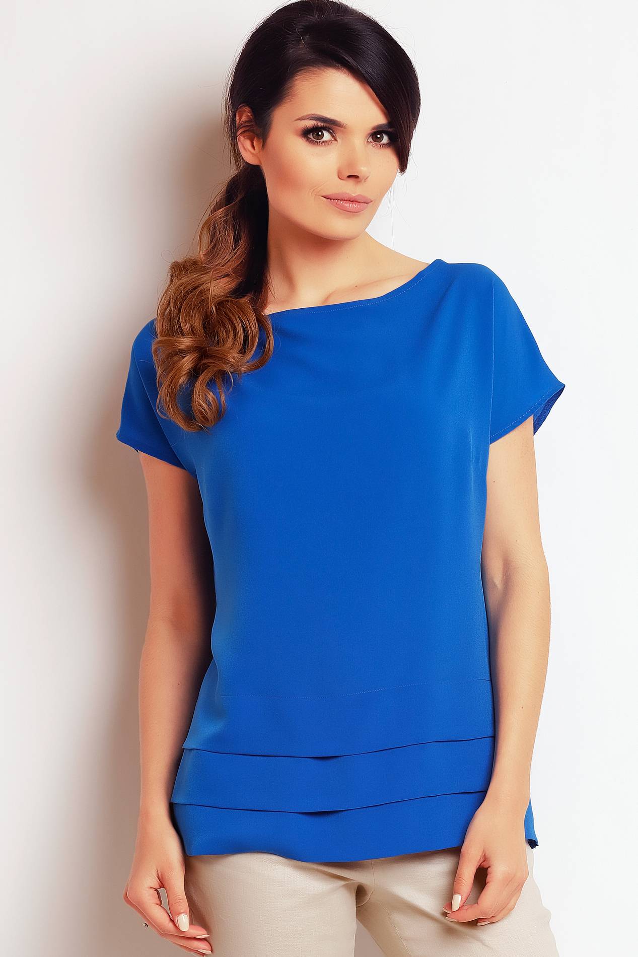 Bluzka A143 blue-1 9761  | 912-Blue-S