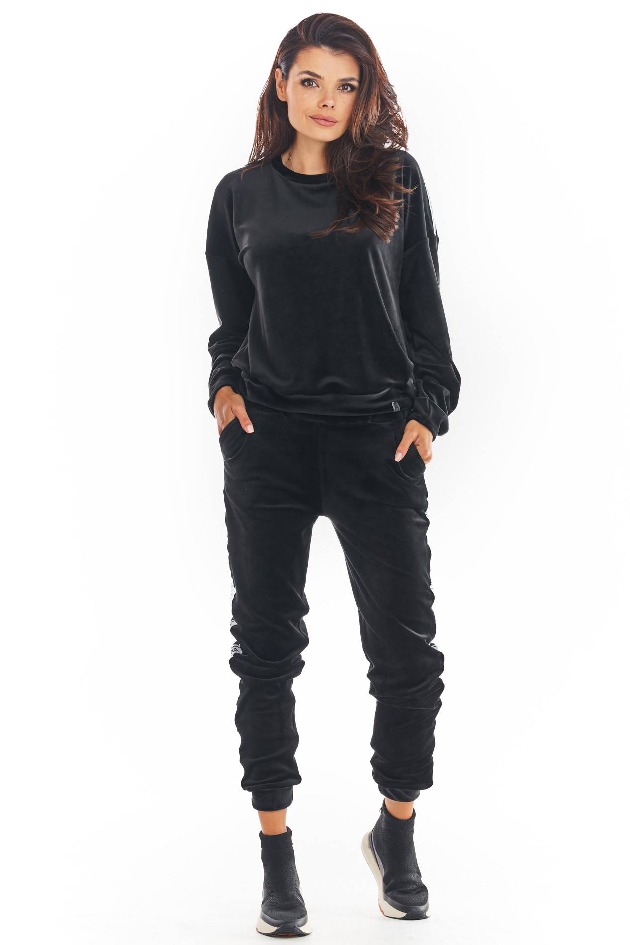 Spodnie A375 black-1 7213  | 635-Black-S