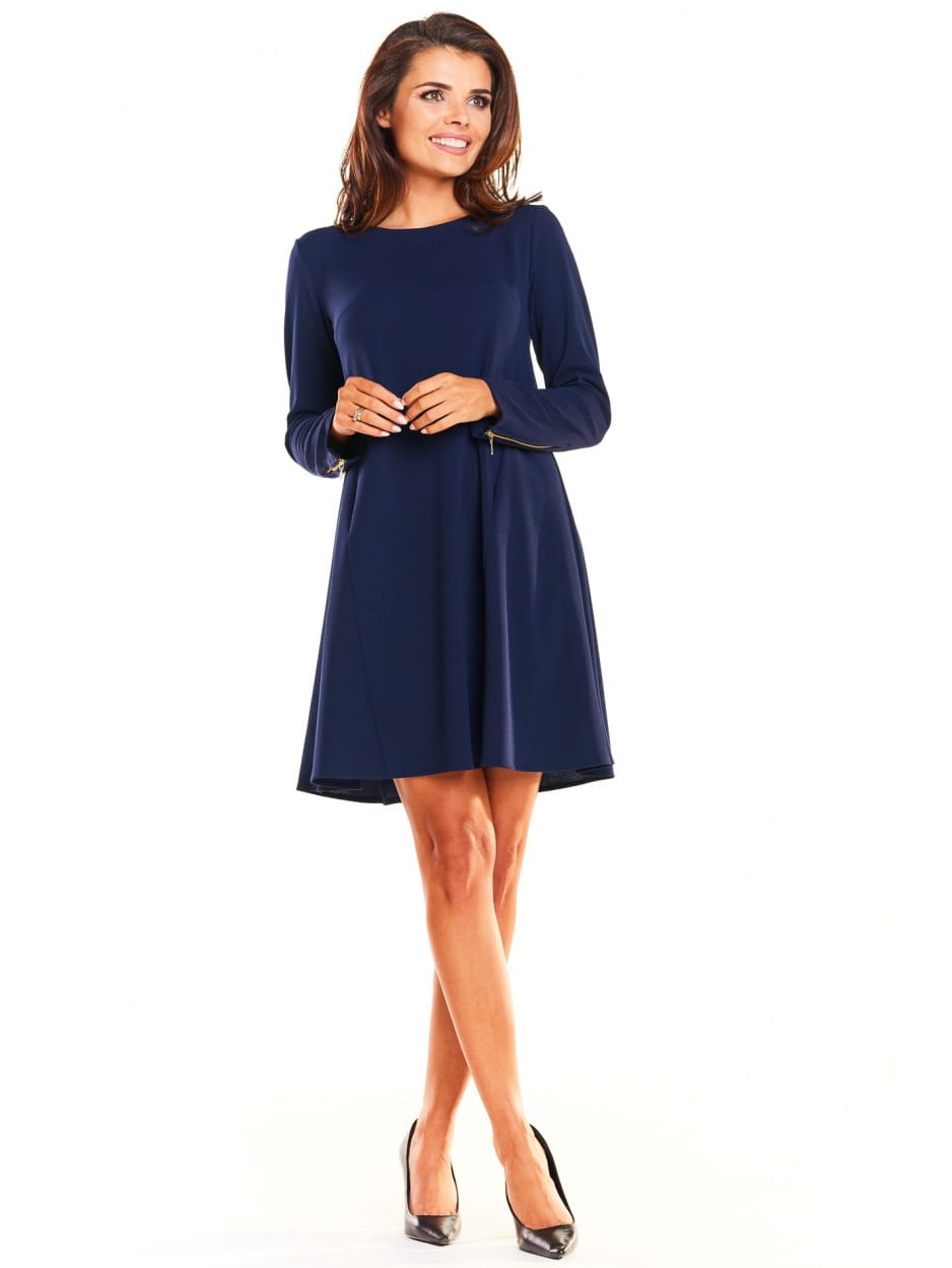 Sukienka A661 navy-1 10803  | 15548-Navy-LXL