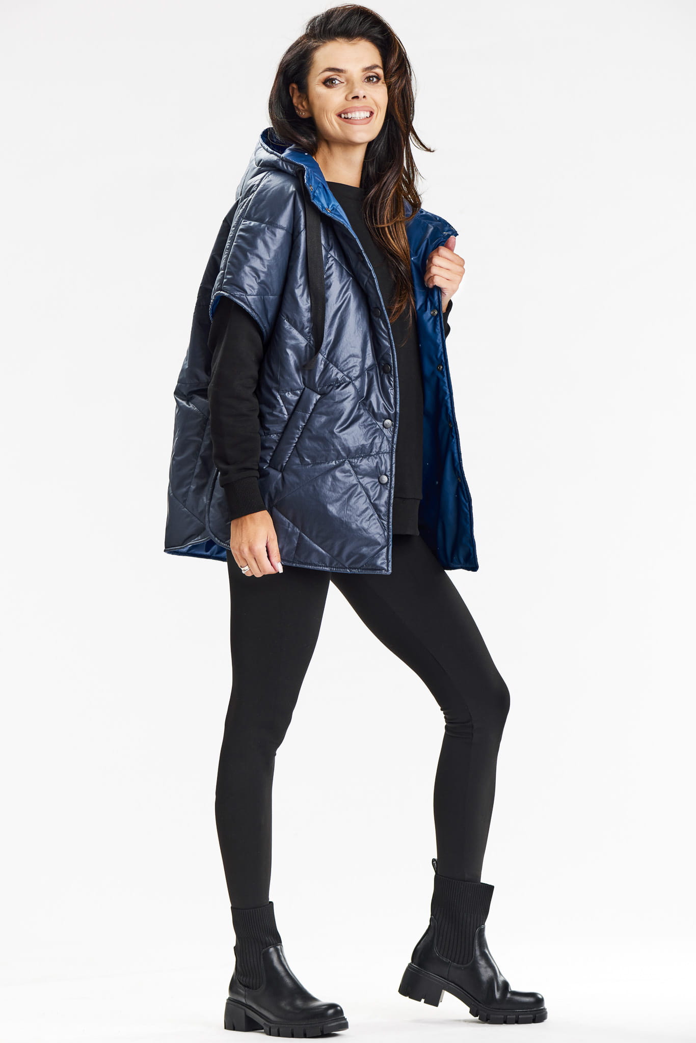 Kamizelka A684 navy-3 10868  | 15571-Navy-LXL