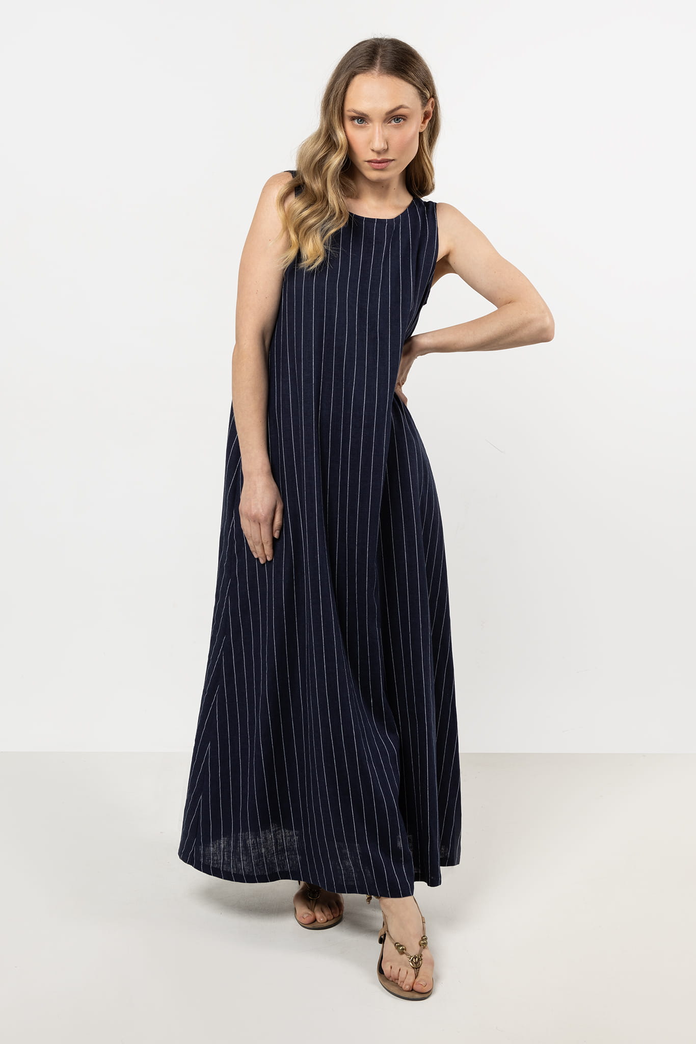 Sukienka A729 navy-1 11298  | 16623-Navy-L