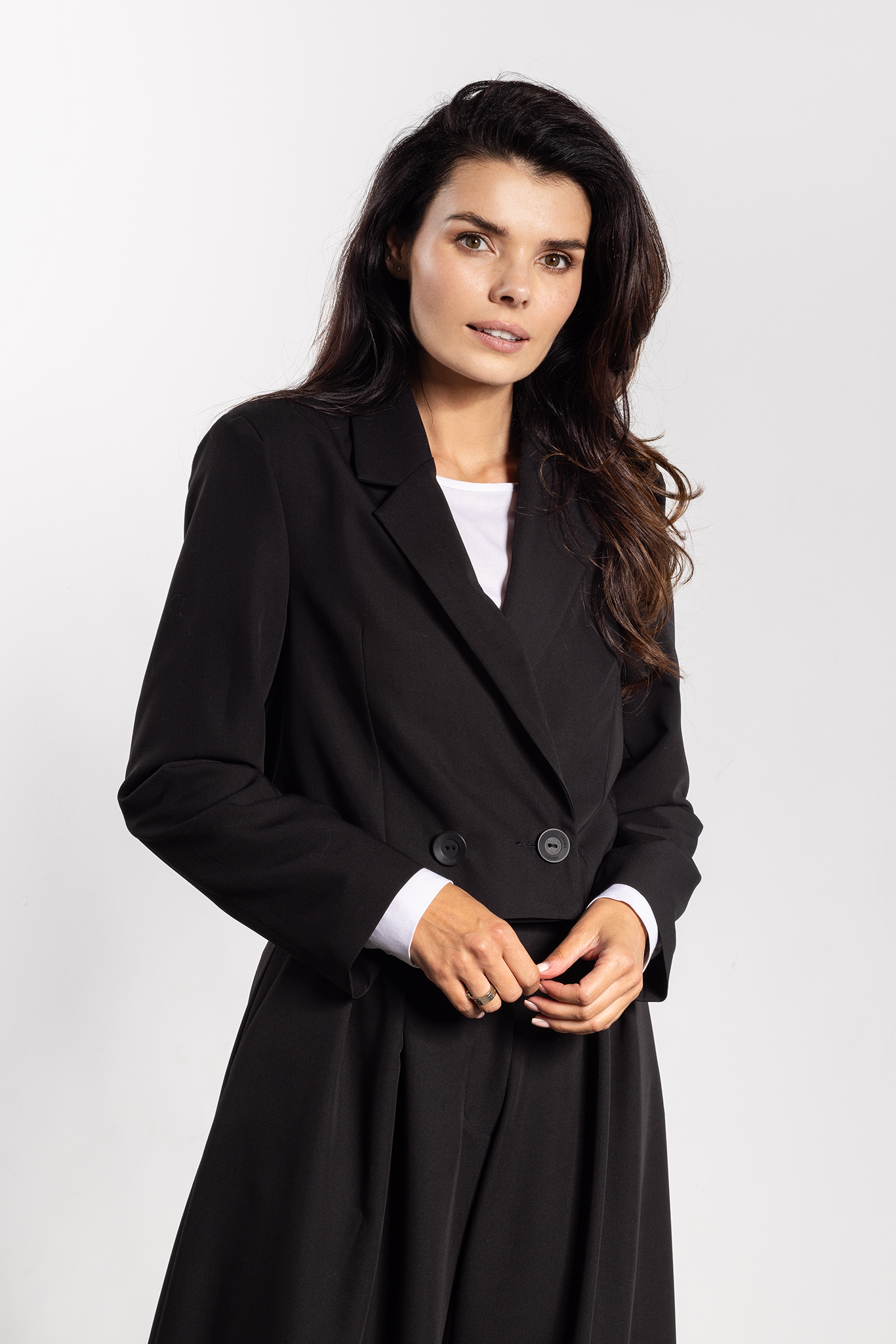Marynarka A744 black-1 11624  | 16802-Black-L