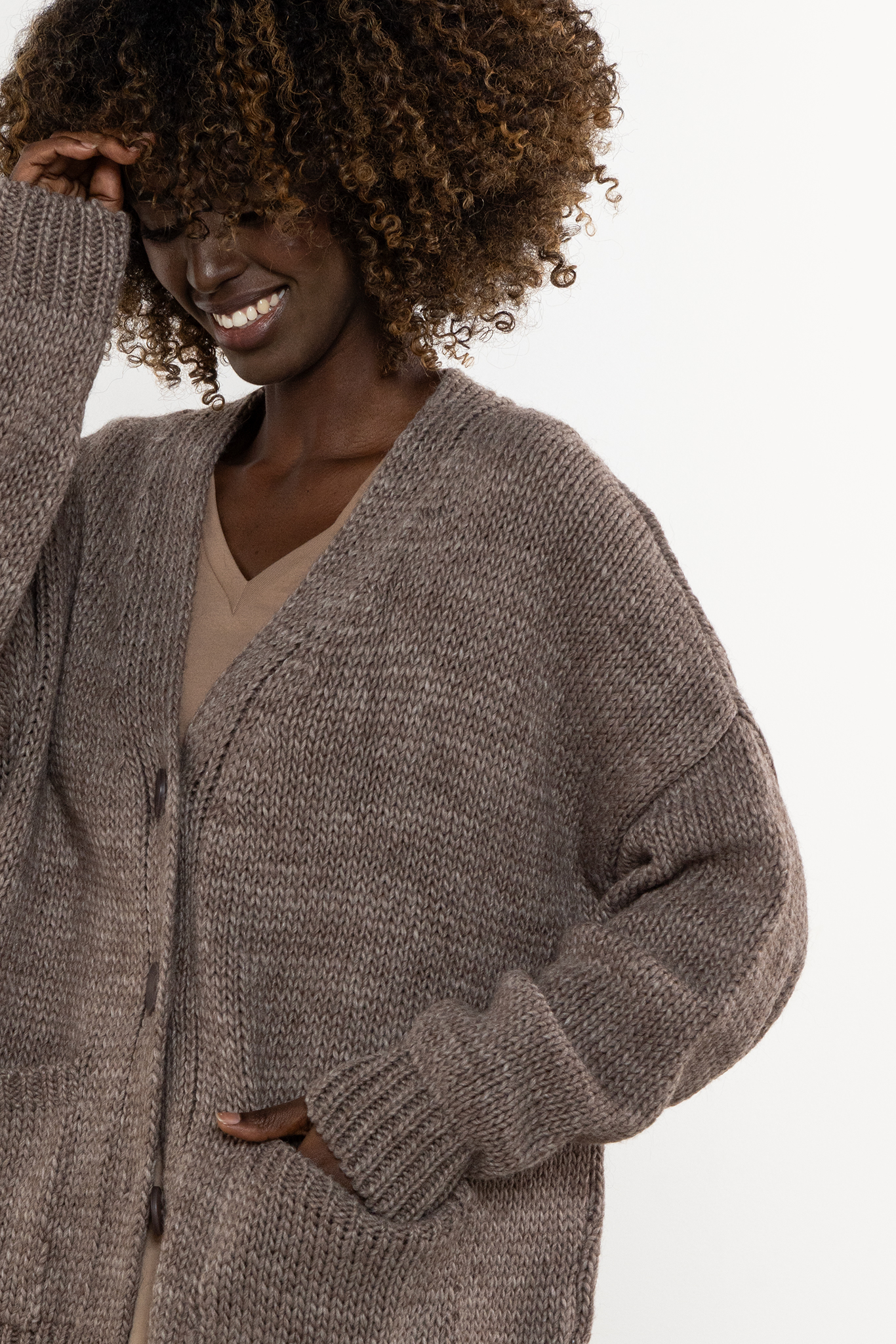 Sweter A756 mocca-1 11728  | 17106-Mocca-LXL